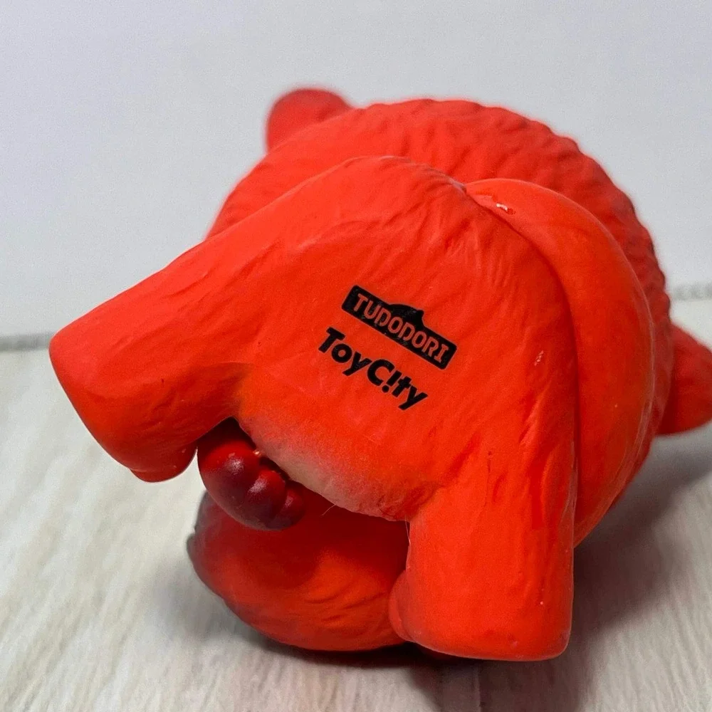 ToyCity Tudodori Sitting Baby Series Animals Fox Figure Costume Orange Red